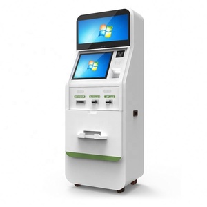 Convenient Movable Casters Card Reader Facial Camera for Self-Check Payment Kiosk Self Service Kiosk Market - Product Image 3
