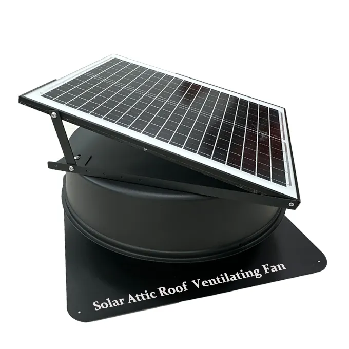 12,5'' GÜCHT GÜCHT 30 Watt 1280 CFM Metallschalen-Solarentlüftung mit bürstenlosem Motor grüne Entlüftung Dachgeschoss-Solar-Extraktionsventilator