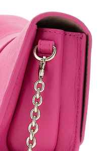 Bolso de diseñador de alta calidad Furla Metropolis Remix en forma de lazo Mini bandolera bolso rosa brillante - Product Image 4