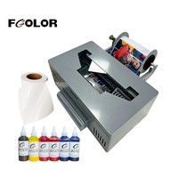 Imprimante d'étiquettes couleur A4 Fcolor, nouvelle arrivée, machine à jet d'encre 6 couleurs pour l'impression d'étiquettes, de photos et de transferts par sublimation, idéale pour les petites entreprises