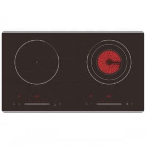 Nouvelle plaque de cuisson hybride à commande tactile 4000W 9 niveaux de puissance, cuisinière de cuisine électrique à induction infrarouge - Product Image 2