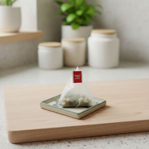 Bolsitas de Té Piramidales de Malla PLA Compostables, Ecológicas y Biodegradables para Té de Hojas Sueltas - Product Image 1
