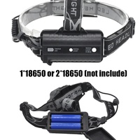 Lampe frontale LED pour la pêche nocturne, 5 LED, étanche, rechargeable par USB, lampe frontale pour la randonnée, le camping, la pêche