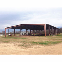 Edificio Prefabricado de Acero de Construcción Rápida y Moderna para Cobertizos Agrícolas, Supermercados, Almacenes/Talleres