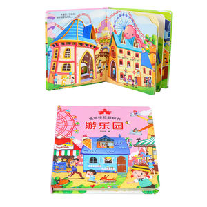 Libros Infantiles de Tapa Dura Ecológicos para Educación Temprana, Impresión Personalizada a Todo Color, Libro de Cartón con Solapas para Niños - Product Image 2