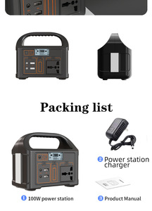 110V 220V Im Lặng Ngoài Trời Mini Xách Tay Năng Lượng Sao Lưu Cung Cấp Điện Có Thể Sạc Lại Năng Lượng Mặt Trời Máy Phát Điện Pin Nhà Máy Điện - Product Image 5