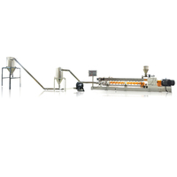 Machine de granulation de PVC, machine de fabrication de granulés de plastique Caco3, machine à double vis pour granulés de PVC
