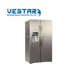 Luxury Quality Stainless Steel Frost-Free Household US Ice Maker and Water Dispenser Big Capacity Side by <b>Refrigerator</b> Side by S - Product Image 4