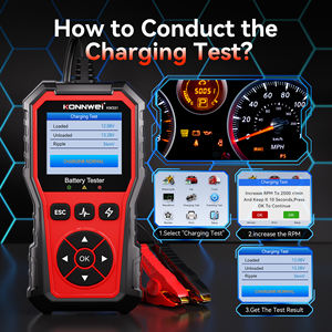 Testeur de batterie intelligent KONNWEI KW331 6V 12V 24V pour voiture, moto et camion avec vérification rapide, modèle 2026 - Product Image 2