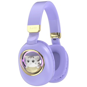 Cute Pet Wireless Headset LED Compatible Headphones with <b>Mic</b> Glowing Earphones <b>for</b> Kids/Children/Girls Gifts - Product Image 4