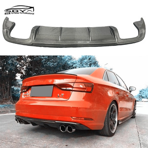 A3 <span class=keywords><strong>8V</strong></span> berlina Lci fibra di carbonio diffusore posteriore paraurti labbro posteriore per <span class=keywords><strong>Audi</strong></span> <span class=keywords><strong>8V</strong></span> A3 - Product Image 1
