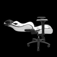 Chaise de Gaming de Luxe Ergonomique et Durable avec Accoudoirs 4D, Revêtement en Cuir Premium, Inclinaison à 360°, pour PC et Ordinateur, Réglable