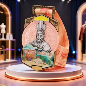 Medalla de Metal Deportiva Personalizada Barata, Diseño 3D en Oro, Plata y Cobre para Premios de Tiro con Arco, Venta al Por Mayor del Fabricante - Product Image 3