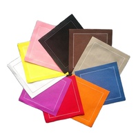 Serviettes en coton imprimées 11,4 x 11,4 pouces, 100 % tissées, carrées, jetables, faciles à déchirer à la main, pour les fêtes à domicile et les restaurants