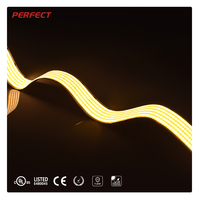 Bande lumineuse LED COB à double rangée IP20 en cuivre, garantie 5 ans, haute qualité, applications d'éclairage linéaire pour la décoration intérieure