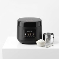 Cuisinière à riz intelligente sans sucre, cuisinière à riz à écran tactile intelligent, cuisinière à riz multifonctionnelle intelligente à faible teneur en sucre pour diabétiques