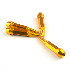 Tiges de <span class=keywords><strong>valve</strong></span> en forme de balle, <span class=keywords><strong>60mm</strong></span>, en acier inoxydable, sans chambre à air, pour voiture, vélo, moto, pièces de rechange - Product Image 2