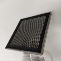 Panneaux de ventilation en acier argenté blindés EMI RF personnalisés Hengshi, noyau en nid d'abeille, maille grillagée de 1,5 mm d'épaisseur, technologie Blazing, anti-poussière