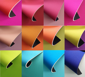 Tela de nailon reforzada al por mayor en relieve SBR caucho personalizado impreso Material 2mm 5mm espesor tela textil de neopreno - Product Image 4