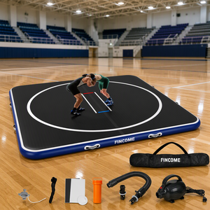 FBSPORT รับผลิตเสื่อปล้ำเป่าลมแบบกำหนดเอง PVC กันลื่น ตัวอย่าง MOQ 1 ตอบสนองรวดเร็ว เสื่อยูโดจากผู้ผลิตที่ได้รับการรับรอง เสื่อยูโดหนา <span class=keywords><strong>10</strong></span> ซม. - Product Image 1