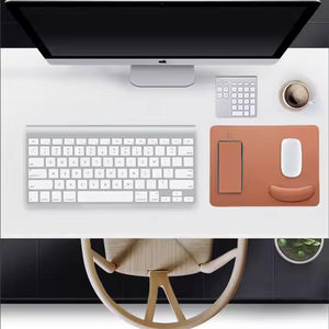 Alas Mouse nirkabel 2 in 1 multifungsi, alas Mouse Pad pengisian daya Cepat kustom, pengisi daya nirkabel - Product Image 5