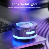 Mini haut-parleur audio Bluetooth à conduction osseuse Magic Color, mini subwoofer extérieur, étanche, stéréo, portable, enceintes magnétiques