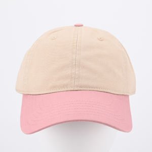 Gorras de béisbol con logotipo bordado y aguja de tejer en 3D personalizadas, gorras de béisbol con retazos de dos colores y 6 paneles - Product Image 2