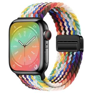 Compatibilidad con <span class=keywords><strong>Apple</strong></span> IWatch, correa de reloj con hebilla magnética de nailon tejido con correa universal transpirable a la moda S10 - Product Image 6