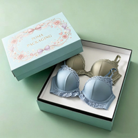 Boîtes cadeaux élégantes en papier pour ensembles de soutien-gorge et lingerie de luxe pour femmes