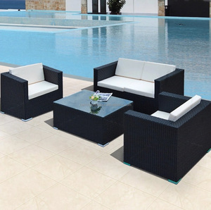 Venta caliente a prueba de agua y protector solar Rattan <span class=keywords><strong>Terraza</strong></span> Jardín Hotel Habitación soleada Sofá al aire libre - Product Image 4