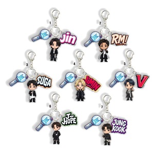 Set 3 en 1: Llavero <span class=keywords><strong>de</strong></span> dibujos animados <span class=keywords><strong>de</strong></span> <span class=keywords><strong>BTS</strong></span> con mini lightstick, dijes <span class=keywords><strong>de</strong></span> plástico <span class=keywords><strong>de</strong></span> J-HOPE, estilo Kpop BT 1985 - Product Image 4