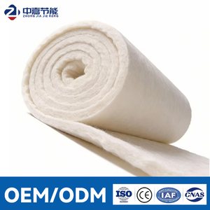 Couverture en fibres céramiques de silicate d'aluminium de 25 mm, haute densité, isolation thermique pour la doublure des fours et des pipelines pétrochimiques - Product Image 1