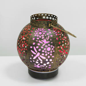 Diffuseur d'arômes en fer forgé Tya 200 ml avec motif de libellule et lumière LED pour la maison, le bureau ou la table - Product Image 5