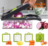OEMODM Multifunctionele 16-in-1 Handmatige Groentehakker Uiensnijder Aardappelschiller Keuken Fruit- en Groentesnijder