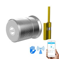 Pas cher Ttlock Tuya Wifi BLE Télécommande Remplaçable Auto Smart Cylindre Maison Empreinte Digitale Smart Digital Porte Cylindre Serrure
