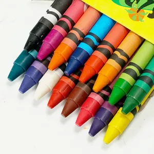 Manufacturers Suppliers Wholesale Stationery School Paint Set Direct Sale Crayon Set 12 Colors Marking Office Kit Crayon Crayons