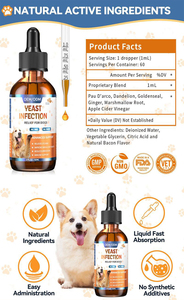 Gouttes auriculaires pour animaux de compagnie à marque privée OEM, extrait naturel de plantes, sans alcool, pour chiens et chats, nettoie le cérumen, soulage les démangeaisons, logo personnalisé - Product Image 4