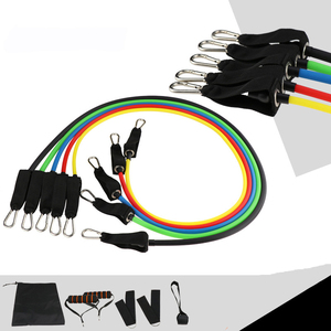 Resistance Bands Set Pilates Bar Kit với Resistance Bands phòng tập thể dục 3-phần Pilates Bar với Stackable ban nhạc xử lý cửa NEO - Product Image 4