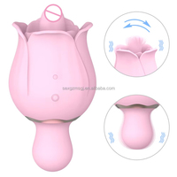 MS Klitoris-Stimulator Rosen-Sexspielzeug Vibrator für Frauen Klitoraler Stimulator Nippelsauger Saugender Rosen-Vibrator