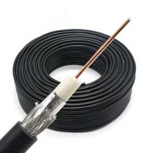 Gran oferta, superventas, Cable Coaxial RG11, carrete de 200m, núcleo de cobre puro, 75 ohmios, 14AWG, Internet de banda ancha de alta frecuencia y baja pérdida - Product Image 2