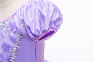 E15 Baby Girl Ruffle Outfits Diseño de fiesta de Navidad Girls Fancy Cosplay Little Princess Sofia Dress - Product Image 6