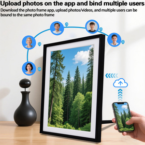 Màn hình cảm ứng 10.1 inch thông minh Khung ảnh kỹ thuật số Wifi truyền âm thanh (mp3) video (AVI) Album điện tử bằng nhựa - Product Image 3