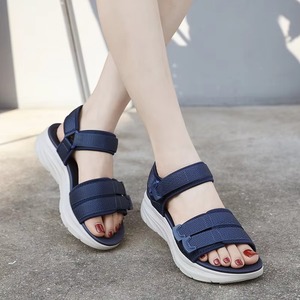 Nuovi <span class=keywords><strong>Sandali</strong></span> Sportivi da <span class=keywords><strong>Donna</strong></span> con Plateau, Cinturino Regolabile in Velcro, Suola Spessa Antiscivolo, Scarpe da Passeggio Ortopediche - Product Image 1