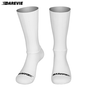 Darevie Fabricante Aero Ciclismo Calcetines Hombres Secado rápido Transpirable Compresión Blanco Negro Calcetines Aero <span class=keywords><strong>Bici</strong></span> - Product Image 5