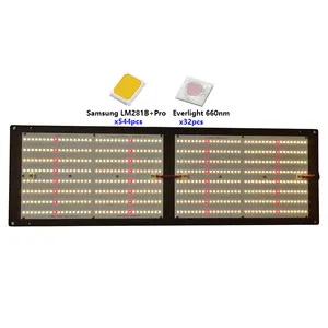 Shenzhen Led Grow Light LM281B QB288 Board With Thickness 18.5mm Heatsink