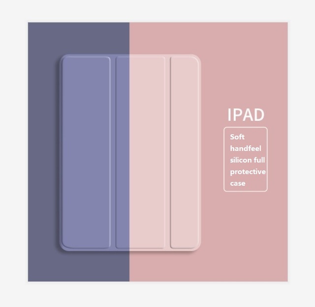 Soft TPU Tablet Case for iPad 10.2 Inch Smart Cover Case for iPad 7th/8th/9th Generation 2019/2020/2021 for iPad 10.2 Case