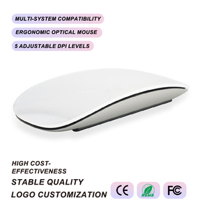 Ratón óptico inalámbrico con interruptor silencioso, 3 millones de clics, mini programable, alimentado por batería USB, para diestros, para oficina y portátiles - Product Image 1