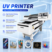 Harga Pabrik Printer UV Flatbed 3 Kepala I3200 Tinggi Cetak Tinggi dengan Perangkat Rotary Sistem UV DTF