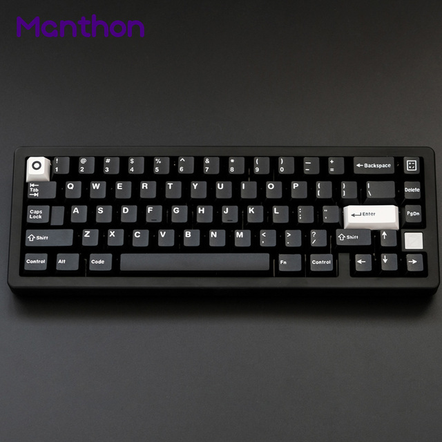 WOB Cherry Profile Double Shot Abs Font Pbt Keycaps for Mx Switch Mechanical Keyboard