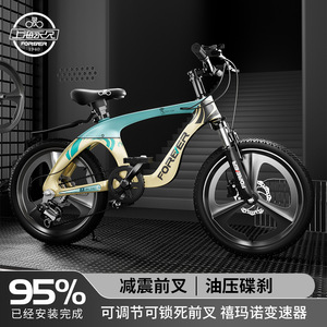 Vélo Forever Kids 18 pouces avec cadre en alliage d'aluminium et frein à huile pour garçons et filles - Product Image 2